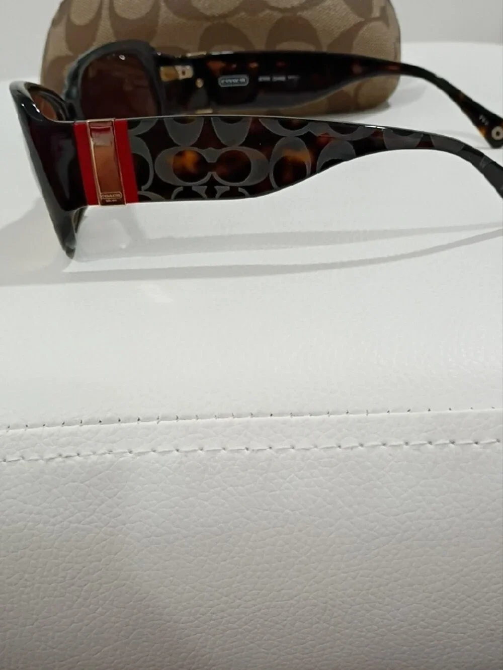 COACH Women's Brown Gradient Lens Sunglasses